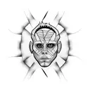Keith Flint tattoo design idea