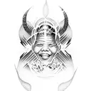 Mandela back piece tattoo design idea