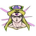 jojo bizarre adventure old school tattoo design idea