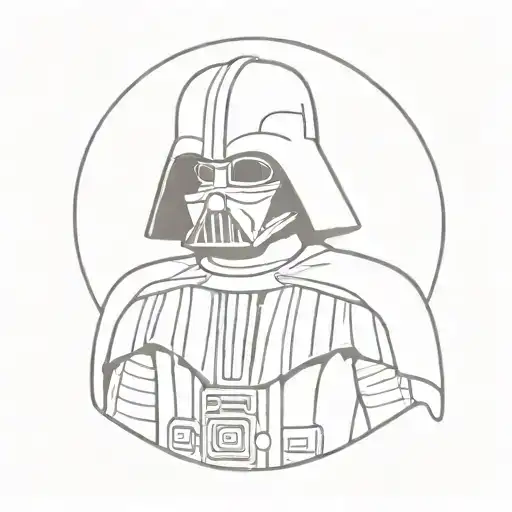 darth vader tattoo design idea