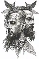 suicideboys related tattoo design idea