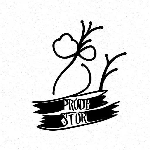 be proud, be strong and never give up tattoo design idea