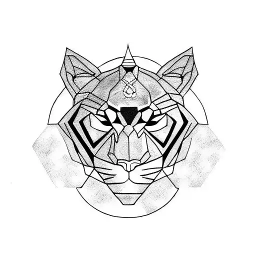 Panther tattoo design idea