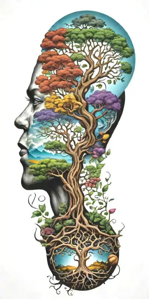 tree of life tattoo design idea