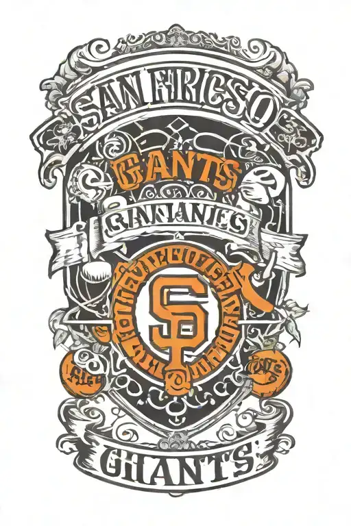 San Francisco Giants logos tattoo design idea