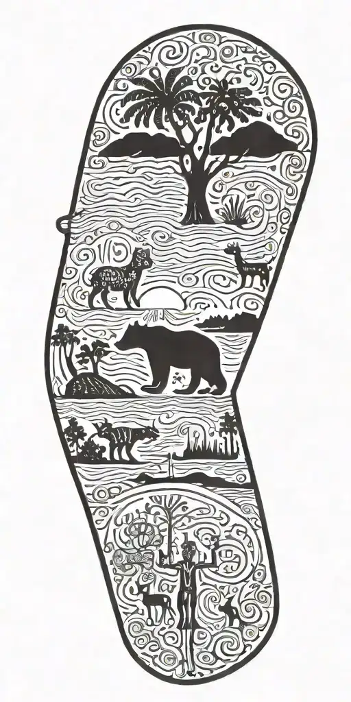 California state tattoo design idea