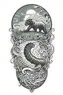 california tattoo design idea