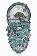 california tattoo design idea