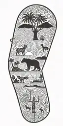 California state tattoo design idea