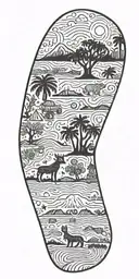 California state tattoo design idea