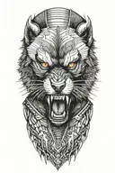 Wolverine California state tattoo design idea