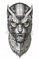 Wolverine California state tattoo design idea