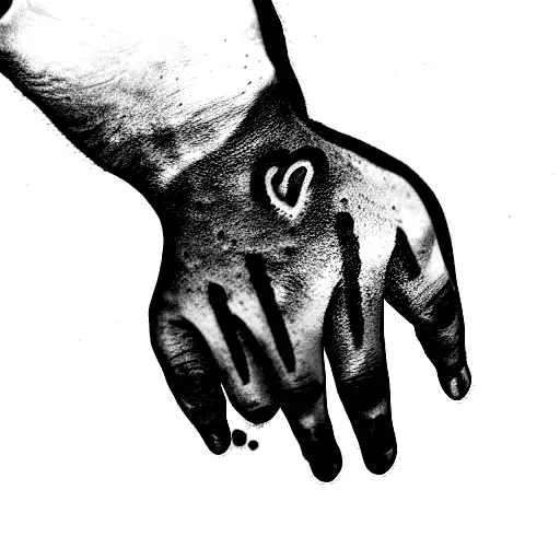 Ethan + Morgan in tiny letters on ring finger tattoo design idea