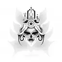 SIGNO VIRGO tattoo design idea