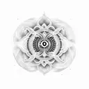 7 chakras tattoo design idea