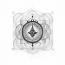 7 chakras tattoo design idea