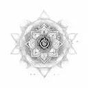 7 chakras tattoo design idea