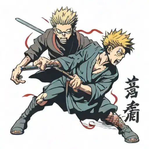 Jujutsu Kaisen's fight scene tattoo design idea