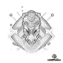 Símbolo Água malte lúpulo transformando em cerveja para ante braço  tattoo design idea