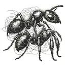 ant tattoo design idea
