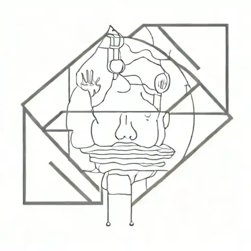 from the 1975 i think my boyfriends a  nihilist tattoo design idea