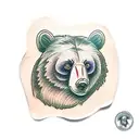 Bear dad and son tattoo design idea