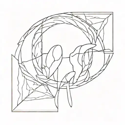 Generate this text into a black and white image ""O Lucifuge Rofocale, By this pact, sealed in blood, Grant me wealth an tattoo design idea