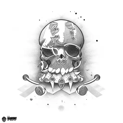 black beard one piece tattoo design idea
