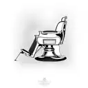 barber chair tattoo design idea