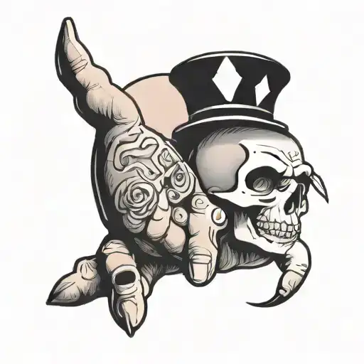hand daddy is baby tattoo design idea