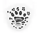 Initials BC that look like a paw print tattoo design idea