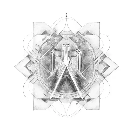 vinyl record transitioning into waveform of an EKG  tattoo design idea