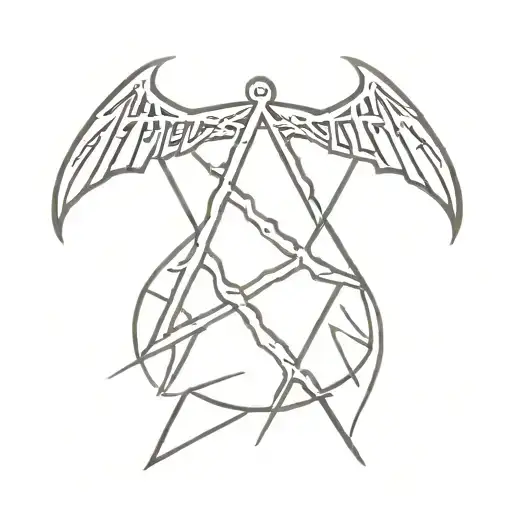 Metallica logo tattoo design idea