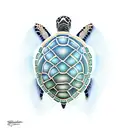 Turtle tattoo design idea