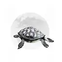 Turtle tattoo design idea