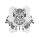 pulp fiction tattoo design idea