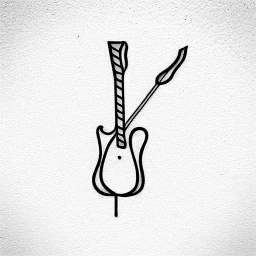 A little guitar for Osnat 🙏🏻... - Guy Shoval - Tattoo Artist | Facebook