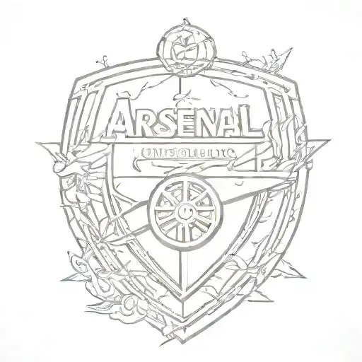 Arsenal football club tattoo design idea