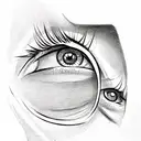 Evil Eye tattoo design idea