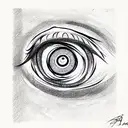 Evil Eye tattoo design idea