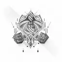 lifeline tattoo design idea