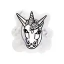 unicorn  tattoo design idea