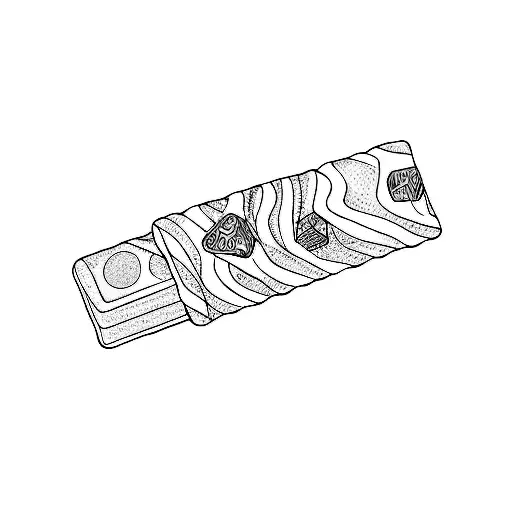 a chocolate bar tattoo design idea