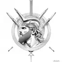 greek god thor mythology tattoo design idea