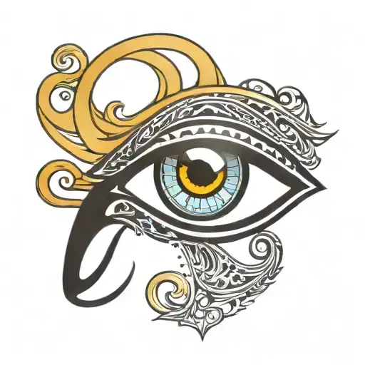 eye of horus  tattoo design idea