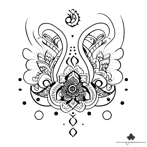 a henna tattoo tattoo design idea