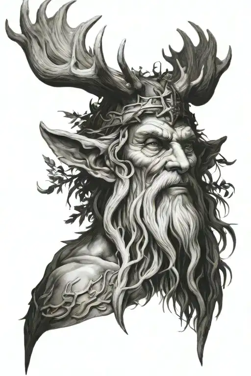 leshy tattoo design idea