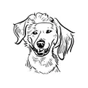 Maggie, dog, in memory tattoo design idea