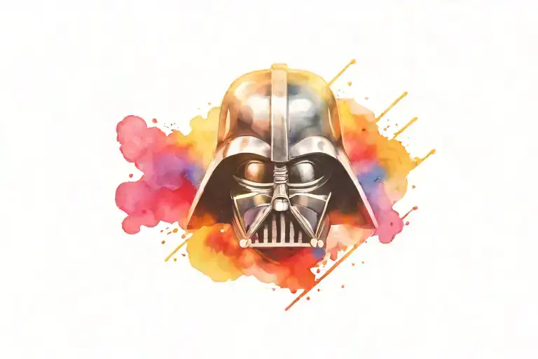 Star Wars darth vader tattoo design idea