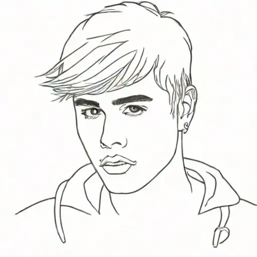 justin bieber tattoo design idea